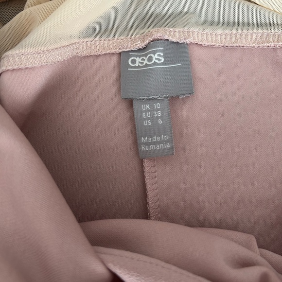 ASOS Elegant‎ Pink Wrap Dress size 6 - Picture 2 of 7